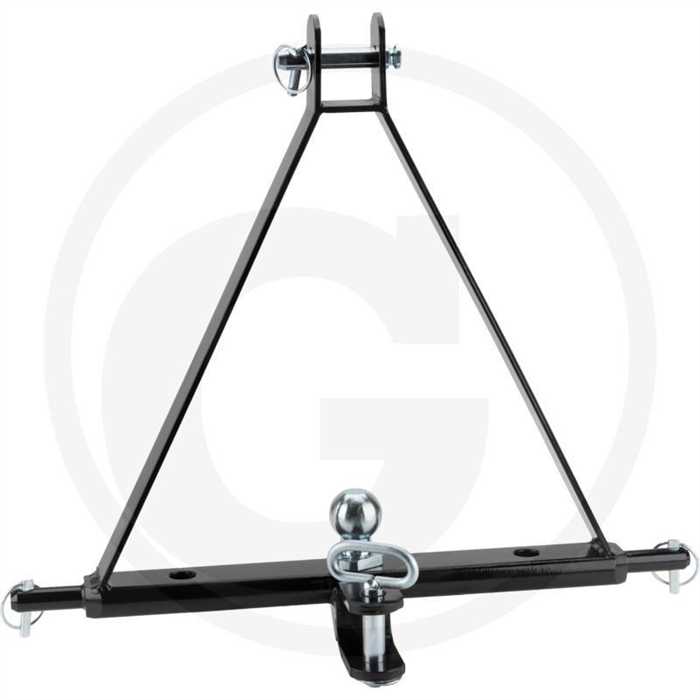 Attelage pour 3e point pour micro tracteur (508 mm intérieur) Granit/Kramp Attelage pour 3e point pour micro tracteur (508 mm intérieur) Granit/Kramp