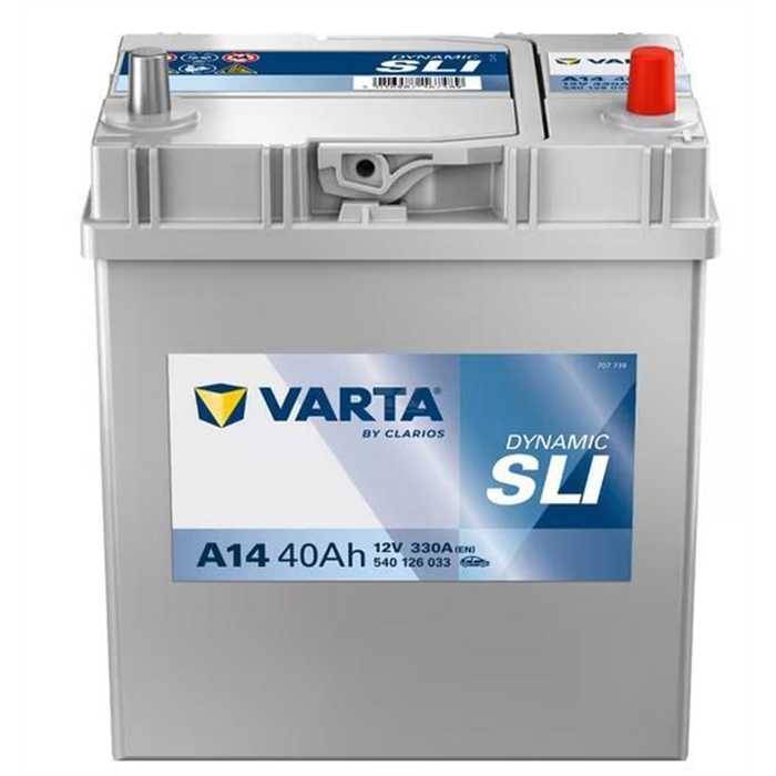 Batterie 12 V 40 Ah 330 A A14 VARTA Dynamic SLI Batterie 12 V 40 Ah 330 A A14 VARTA Dynamic SLI