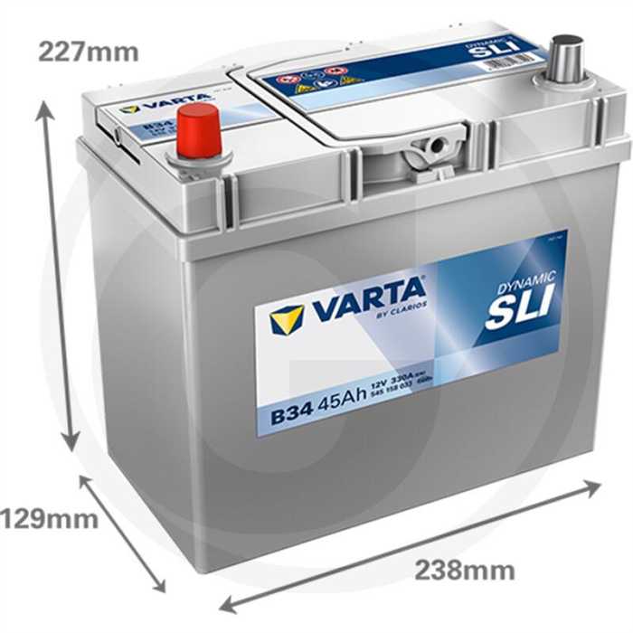 Batterie Varta 12 V 45Ah Batterie Varta 12 V 45Ah