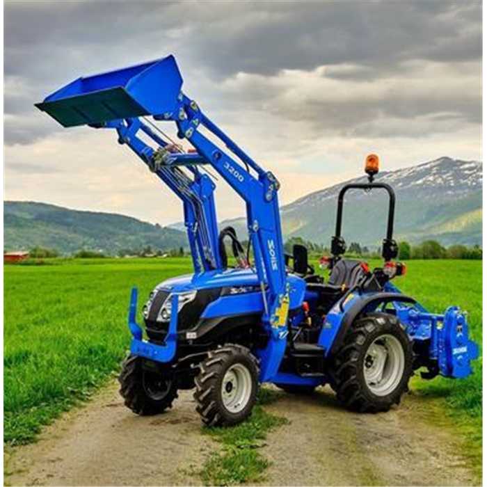 Chargeur Solis 3200V (renforcé 500 kg à l'attache) Godet 1m20 montage inclus poour Solis 26HST/9+9 Chargeur Solis 3200V (renforcé 500 kg à l'attache) Godet 1m20 montage inclus poour Solis 26HST/9+9