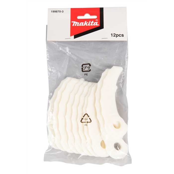 Couteaux de remplacement 305 mm 12 pcs - Makita Couteaux de remplacement 305 mm 12 pcs - Makita