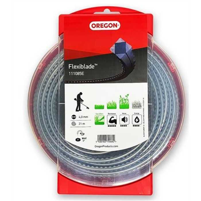 Fil débroussailleuse Carré Flexi-blade Noir/Gris ø4.0mm/21m Oregon 111085E Fil débroussailleuse Carré Flexi-blade Noir/Gris ø4.0mm/21m Oregon 111085E