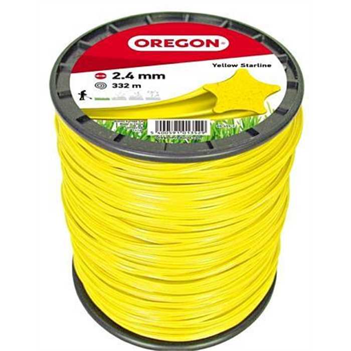 Fil débroussailleuse Etoile Nylon Jaune ø2.4mm/332m Oregon 69-455-Y Fil débroussailleuse Etoile Nylon Jaune ø2.4mm/332m Oregon 69-455-Y