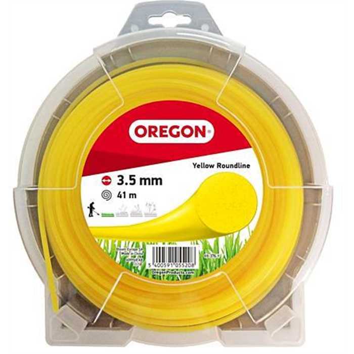 Fil débroussailleuse Rond Nylon Jaune ø3.5mm/41m Oregon 69-376-Y Fil débroussailleuse Rond Nylon Jaune ø3.5mm/41m Oregon 69-376-Y