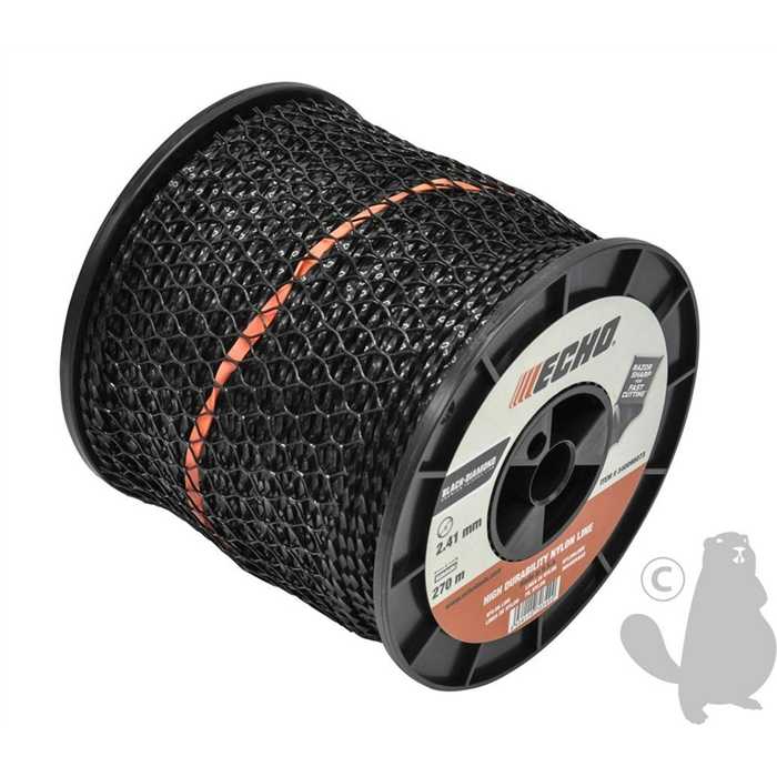Fil nylon Echo black diamond 2,41 mm - 270 m Fil nylon Echo black diamond 2,41 mm - 270 m