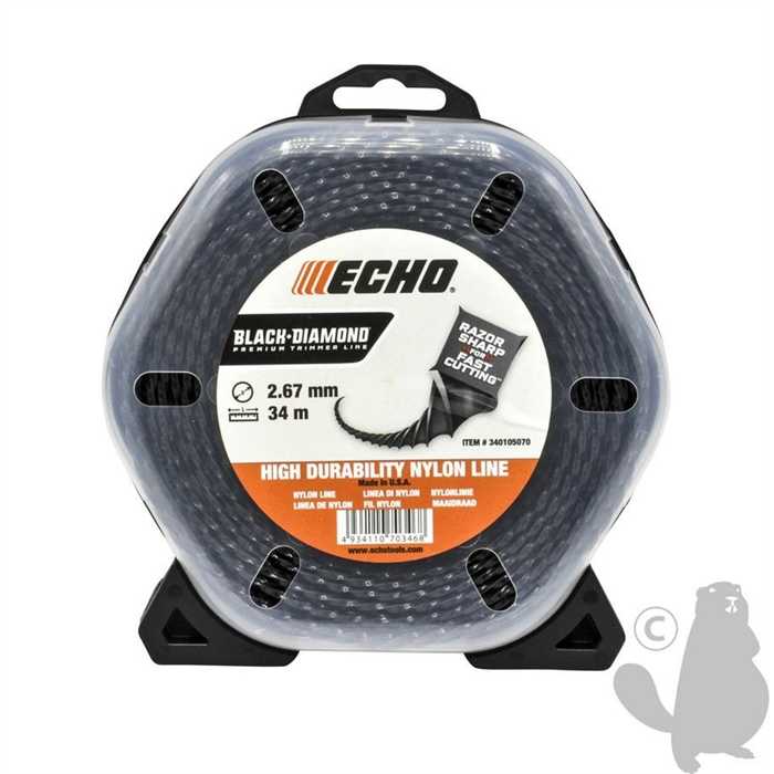 Fil nylon Echo Black Diamond 2,67 mm - 34 m Fil nylon Echo Black Diamond 2,67 mm - 34 m