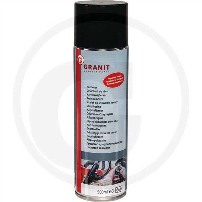 GRANIT Dissolvant de résine 500 ml GRANIT Dissolvant de résine 500 ml