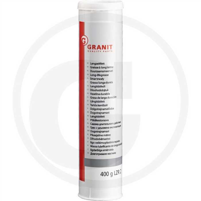 Granit Graisse longue durée LZR2 400g Granit Graisse longue durée LZR2 400g