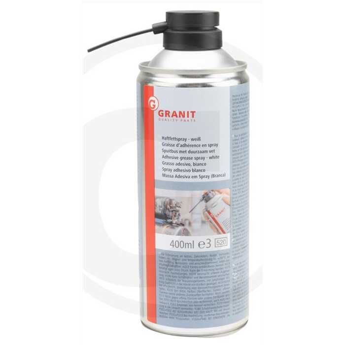 GRANIT Spray de graisse adhésive, blanc GRANIT Spray de graisse adhésive, blanc