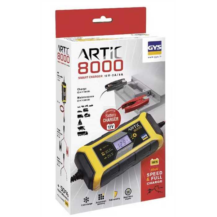 Gys - Chargeur de batterie 12 volts Artic 8000 Gys - Chargeur de batterie 12 volts Artic 8000