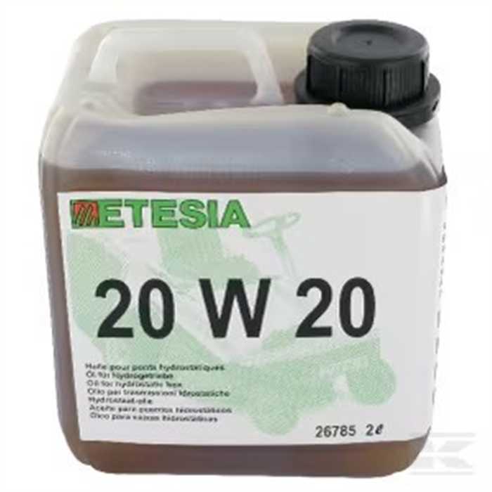 Huile de transmission / ponts hydrostatiques 20W20 (2 Litres) ETESIA Huile de transmission / ponts hydrostatiques 20W20 (2 Litres) ETESIA
