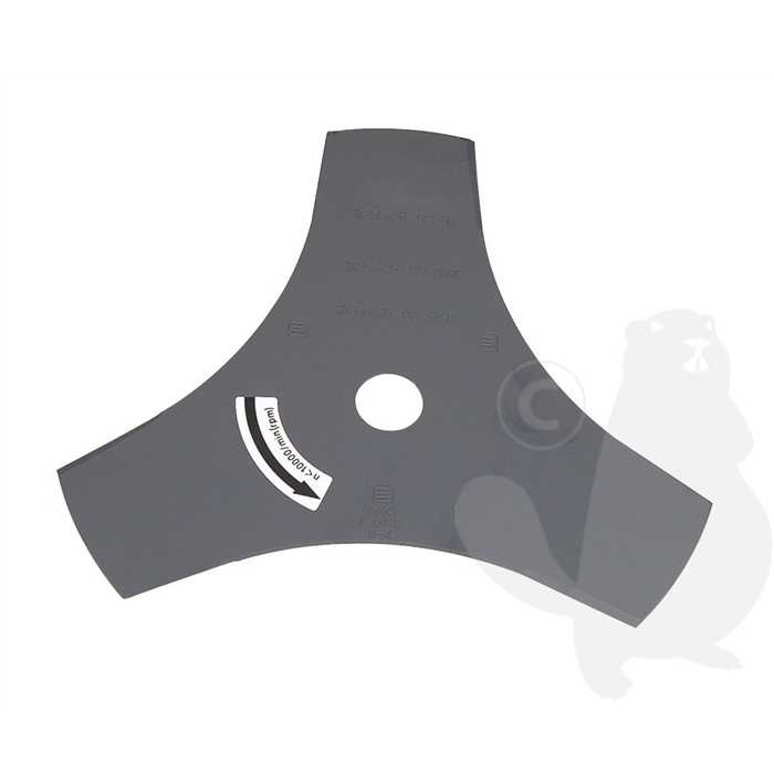 Lame à herbe Echo 3 dents 255 mm Lame à herbe Echo 3 dents 255 mm