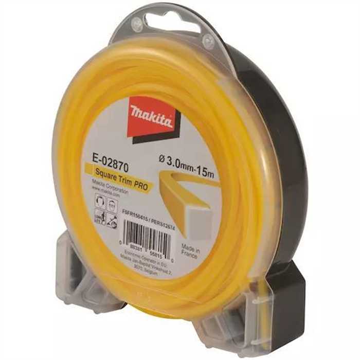 MAKITA E-02870 ligne de coupe carrée renforcée en nylon MAKITA E-02870 ligne de coupe carrée renforcée en nylon