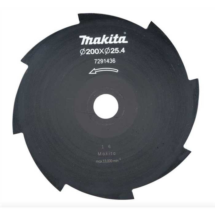 Makita - Lame à 8 dents 200 mm pour débroussailleuse multi marque Makita - Lame à 8 dents 200 mm pour débroussailleuse multi marque